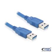 Cable Usb 3 0 Am Am 2mts Azul Nanocable